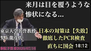 コロナ禍対策、機能不全に陥った安倍政権（7月26日の感染確認者追記）