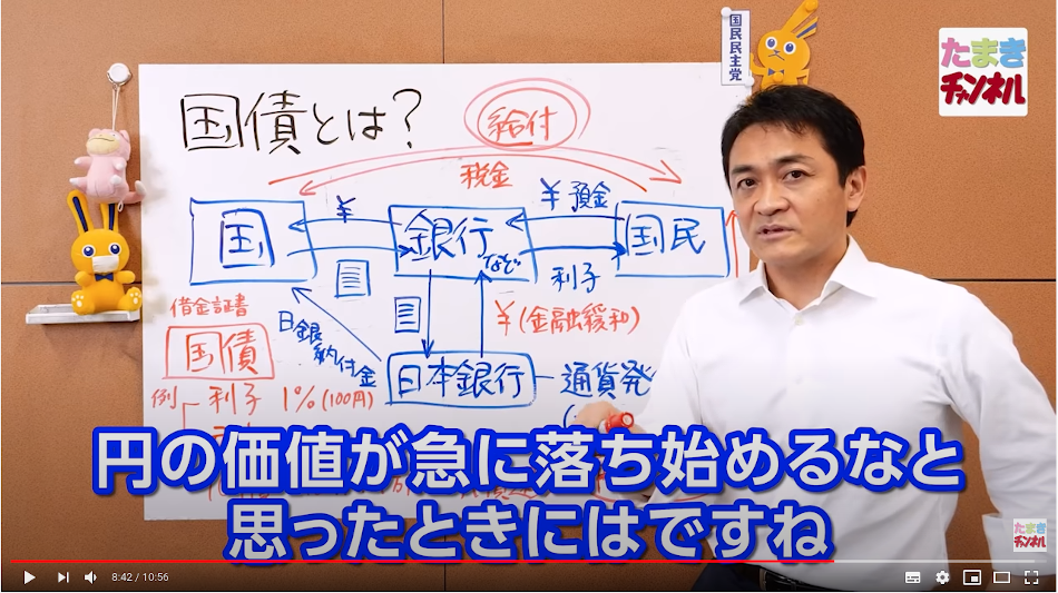 玉木雄一郎代表の国債についての理解