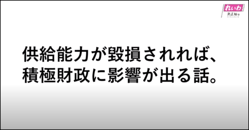 経済の供給能力と積極財政