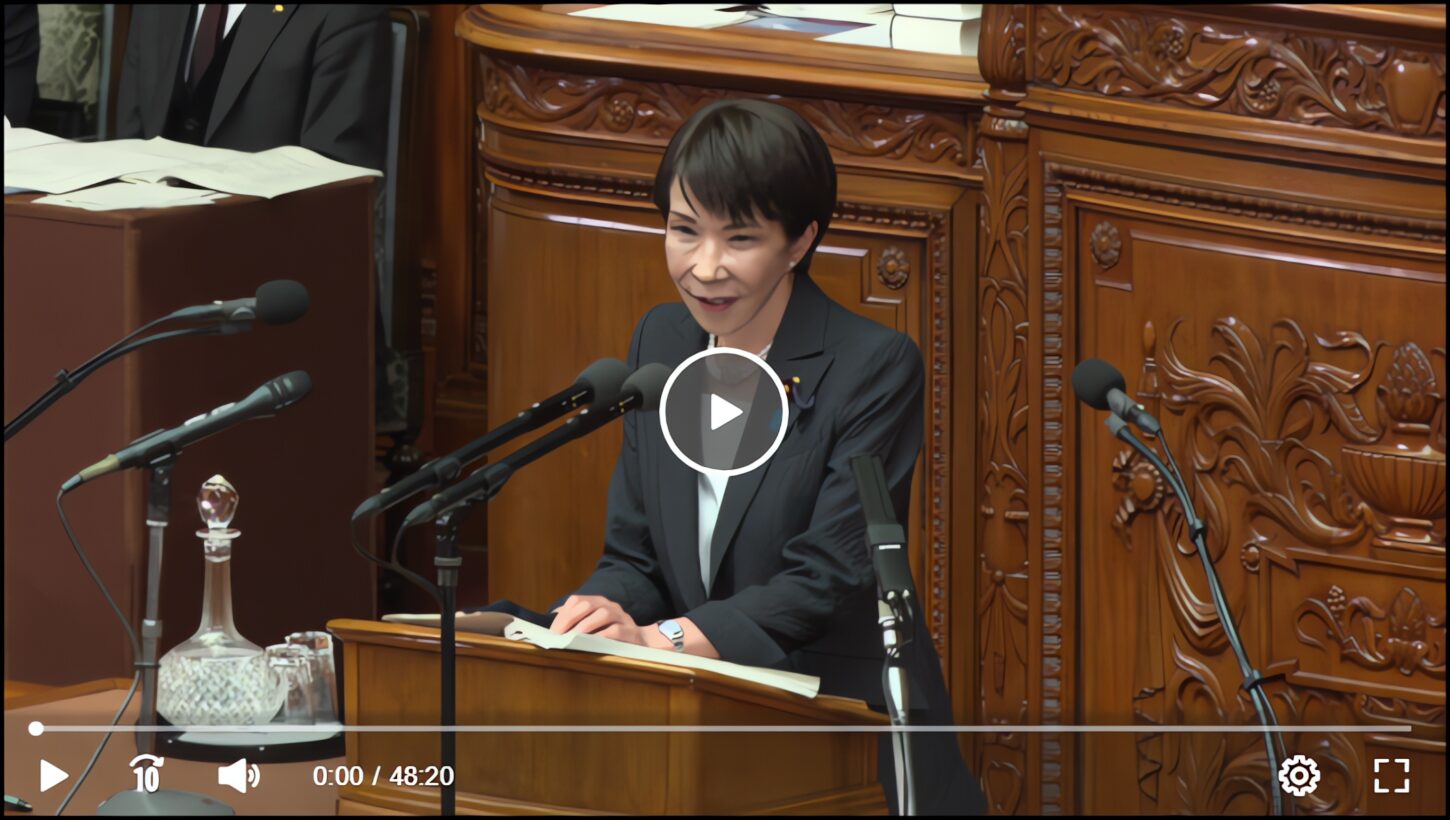 日本を戦前の国体思想軍国主義国家に回帰させる高市早苗首相-施政方針演説の本質(追記:今回の総選挙の獲得議席と得票率の関係)